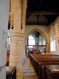 South Aisle looking East to the side chapel