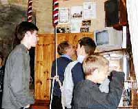 a view of our computer simulator in use