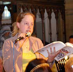Izzy one of the Narrators