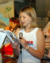 Katie one of the Narrators