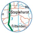 Staplehurst map