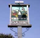 Village sign at the parade of shops