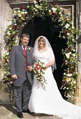 A Wedding Couple at the West Door